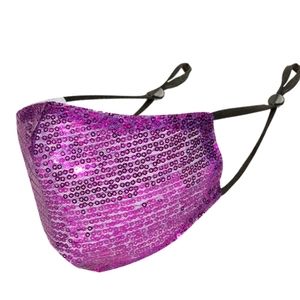Purple Sequin Mask